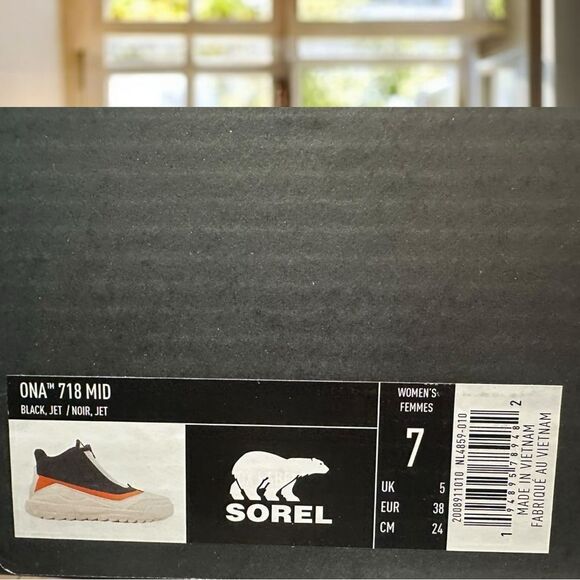 New SOREL Women's ONA 718 Mid Sneakers - Size 7 EU 38 - Picture 16 of 16